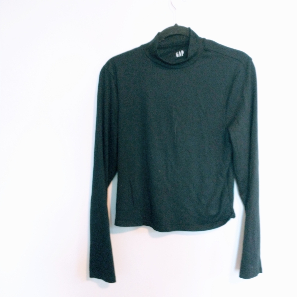 Gap black long sleeve turtleneck with long sleeves size XL tall